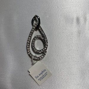 Lia Sophia tear drop pendant